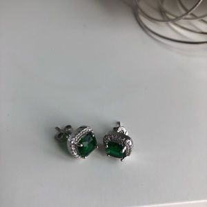 Beautiful green earrings